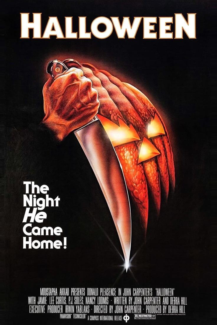 The original Halloween (1978) movie poster